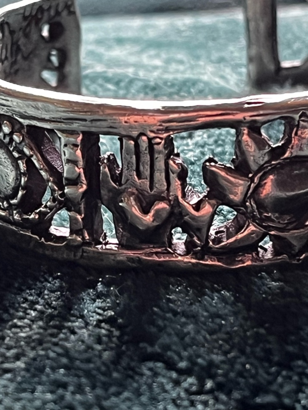 Jes MaHarry Sun, Moon, Heart, Nature, Silver Cutout Cuff Bracelet - Picture 3 of 16